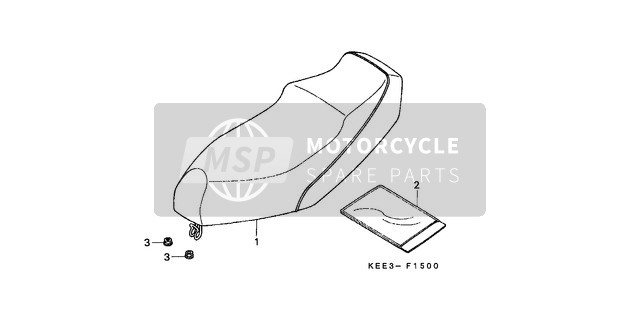 Honda SJ100 1998 Asiento para un 1998 Honda SJ100